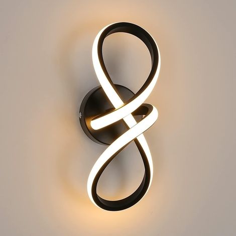 AGE Applique Murale Intérieure, Moderne Lampe Murale 20W, 3000K Lumière Chaude, Appliques LED pour Salon Chambre Couloir (1/5)