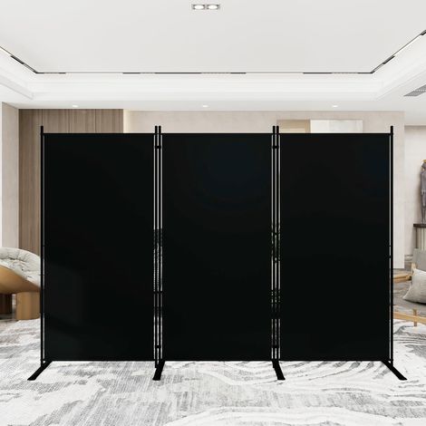 Cloison de séparation pliable à 3 panneaux, 1,8 m de haut, écran d'intimité mural pour la maison et le bureau, séparateur moderne autonome pour chambre à coucher, salon, studio, 254 cm de large (1/5)