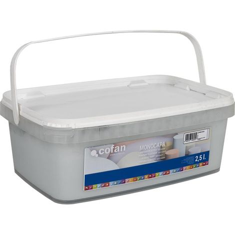 Pintura Plástica Monocapa Verde Agua 2,5 L (1/4)