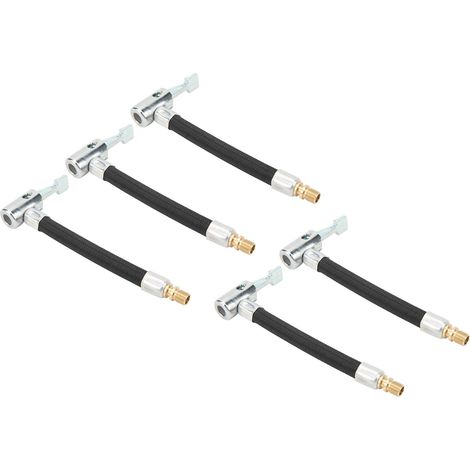 10 cm x 5 Aufblasschlauch, auslaufsicherer Adapter für Luftpumpe, schnelles Aufblasen, kompatibel mit Autos, Fahrrädern und Motorrädern (1/5)