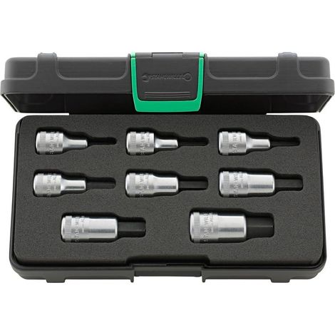 Stahlwille 54/8 Juego de puntas inox 8 piezas