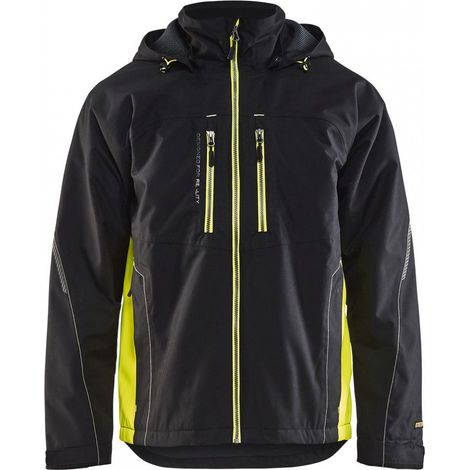 BLAKLADER Veste de travail hiver technique - 4890 - Noir / Jaune fluo - M (1/5)