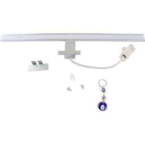 Applique LED per Specchio Bagno 60cm 8W 800lm IP44 – Luce Neutra 6000K Antiabbagliante in ABS – Design Moderno Elegante Ideale per Vanity e Armadietto (1/4)