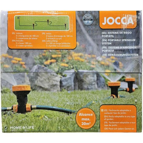 Garden Lawn Sprinkler Portable Water Irrigation System Adjustable Spray