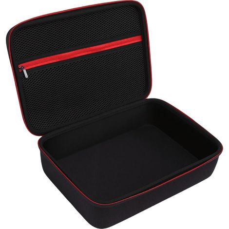 Storage Case for Instant Photo Printer, suitable for 4x6 Wi-Fi Dock for M100, EVA Protective Case with Mesh Pocket for Accessories, Ideal for Travel, Black (1/5)