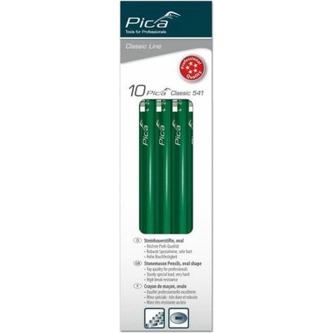 MATITA CLASSIC VERDE 541 PICA - MINA DURA CM 24 CF=PZ 10 - 1 confezione (1/5)