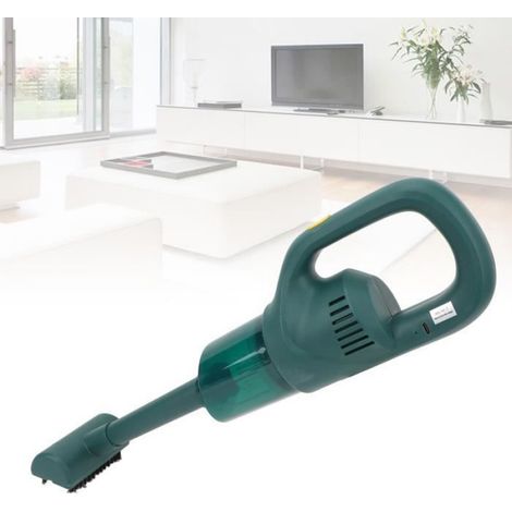 Aspirateur à main sans fil - Vert - Bac à poussière amovible - Batterie au lithium (1/4)