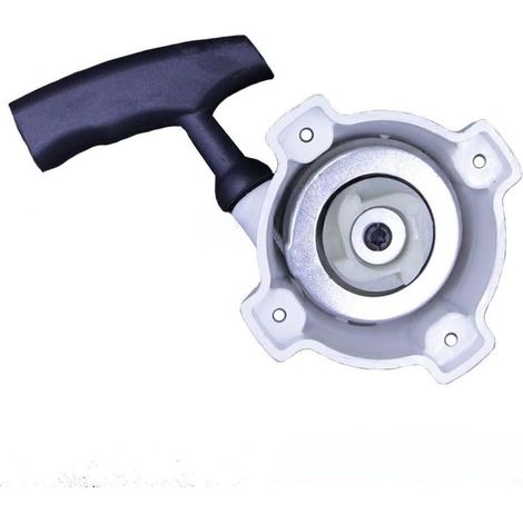 Corde de traction pour démarreur GJB25D 25S 603D 753S - Plaque de démarrage en métal - Accessoire de réparation pour petit moteur - Argenté - 7,5 x 7,4 x 5,4 cm (1/5)