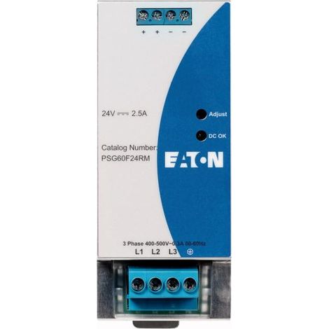 Alimentation,triph,320 600VAC,24VDC/2,5A 000172882 EATON PSG60F24RM (1/2)