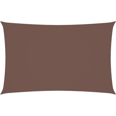 Maison Exclusive - Parasole a Vela Oxford Rettangolare 2x4,5 m Marrone