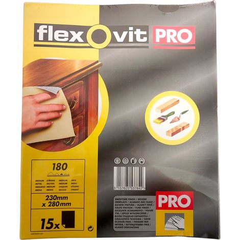 15x Schleifbögen für Endbearbeitung Schleifpapier Körnung 180 230mm x 280mm