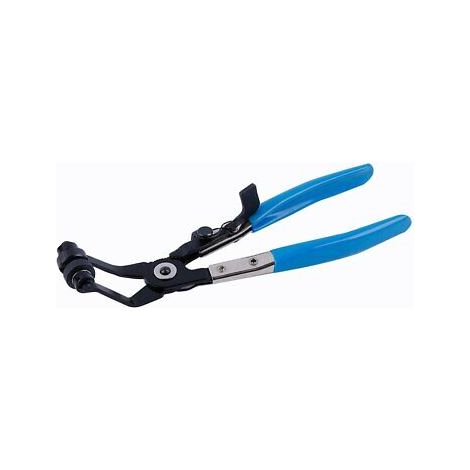 PINZA FASCETTE MORSETTI STRINGITUBI TUBO CLIC BANDA PIATTA AUTO 45° 210mm