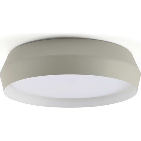 SHOKU 350 Wand-/Deckenleuchte Grau/Weiß 64278 Faro Barcelona