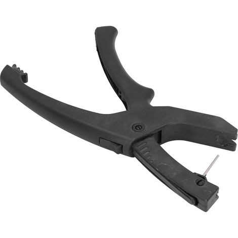 Pince à pose de boucles auriculaires antibactérienne à ressort automatique, applicateur TPU économique pour porcs, moutons, chèvres et bovins (1/5)
