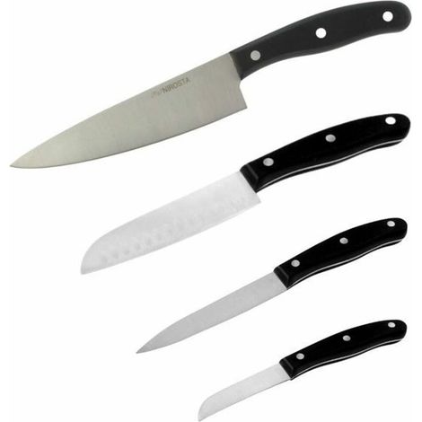 Set di 4 coltelli da cucina - NIROSTA - 20, 22, 26 e 31 cm (1/5)