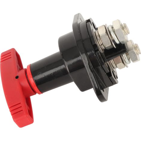 Interruptor de batería para automóviles y embarcaciones de 12V/24V, disyuntor rotativo de aislamiento para corte de energía eléctrica.
