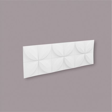 3d wall panel NMC FLOWER ARSTYL Noel Marquet Wall panel Deco element contemporary design white 0,43 m2 (1/5)