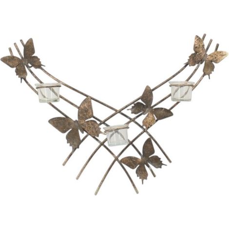 Candle Holder - Metal - L8 x W39 x H55 cm