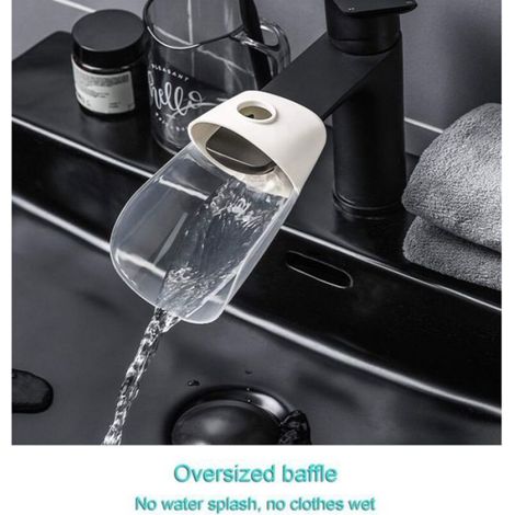 Prolongateur de Robinet pour Enfants Extension de Robinet Tap Extender Cuisine Salle de Bains 3 Pices- (1/4)