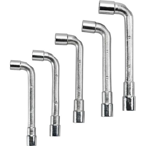 KWB Einhell 49470150 Rohrschlüssel-Set, gebogen, 8/9/10/11/13 mm, 5 Stück (1/2)