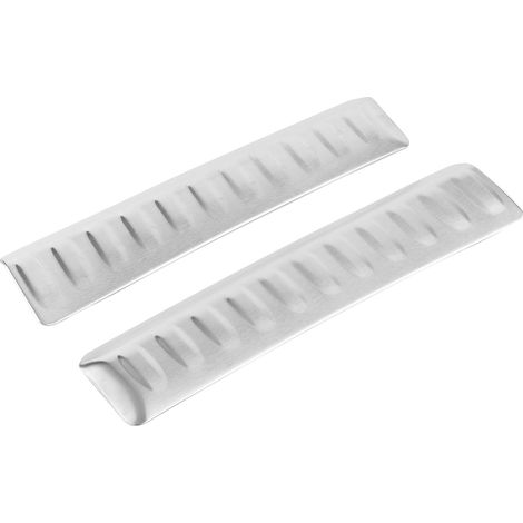 Plaque de protection intérieure en acier inoxydable pour seuil de coffre compatible Honda Fit Jazz GR 2020-2021 - Finition brossée (1/5)