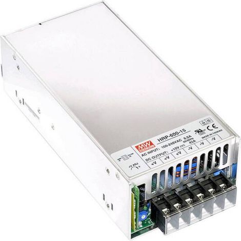 Mean Well HRP-600-24 Alimentatore AC / DC telaio chiuso 27 A 648 W 24 V/DC (1/3)