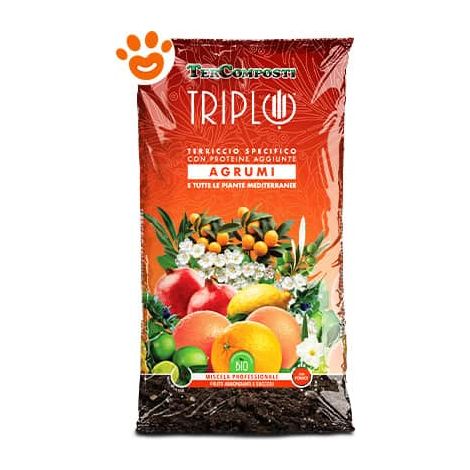Tercomposti Triplo Terriccio Agrumi - Confezione 20 Lt -