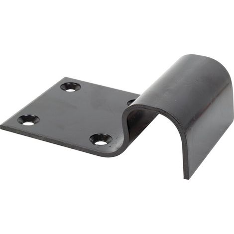 Zapato de portón/tuerca 90x4mm/negro