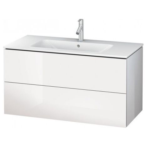 Duravit L-Cube bâti-support lavabo suspendu, 2 tiroirs,