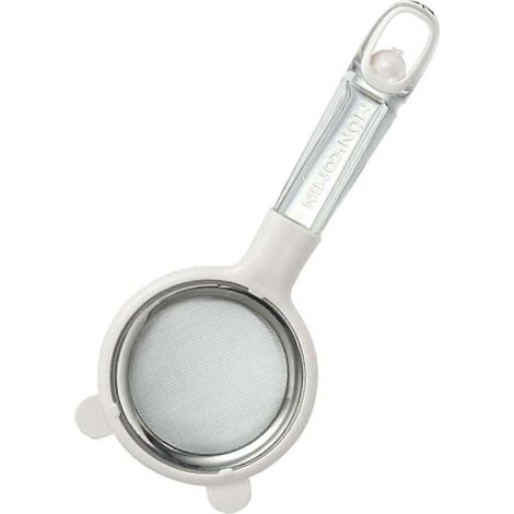 Passoire fine en acier inoxydable pour lait de soja, écumoire pour fondue chinoise, ustensiles de cuisine, passoire fine à double maille pour œufs et liquides-beige small (1/5)