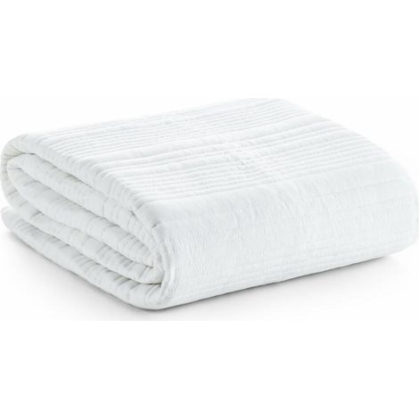 Copriletto Tara 170x210 cm bianco (1/5)