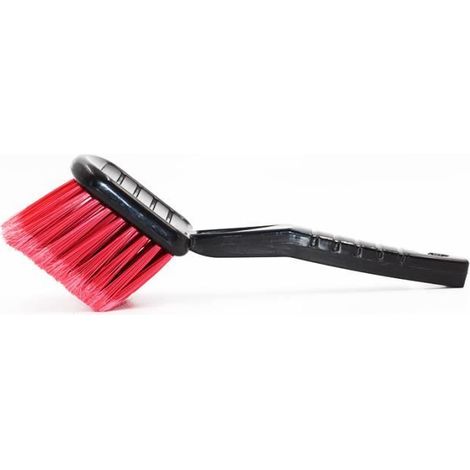 Generic-Brosse à pneu à poils rouges Brosse à moyeu de roue (1/4)