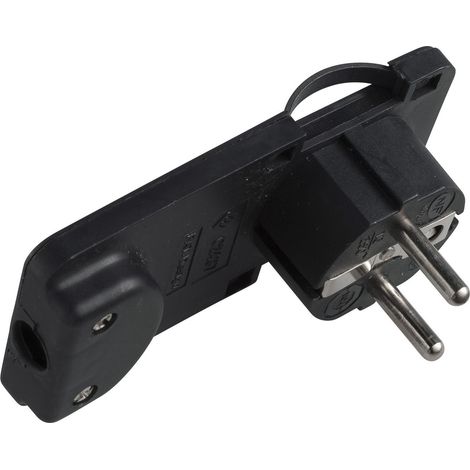 Microconnect PESCHPLUG-B Adapter de elektrischer Stecker Typ F Schwarz