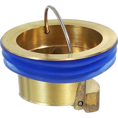 Bouchon de vidange de sol anti-odeurs, bouchon de vidange de sol en laiton, anti-refoulement, convient pour tuyaux de 3 à 4,1 cm de diamètre, salle de bain, cuisine, doré (1/5)