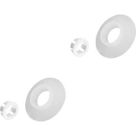 Lot de 2 rondelles et clips de fixation pour soupape de chasse d'eau Ideal Standard SV89067 SV92667 (transparent) Clair (1/4)