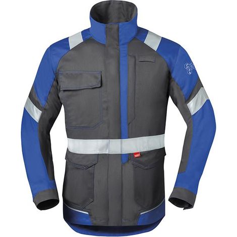 HAVEP Langjacke, 50285 Gr. 54, kohlengrau/blau (1/5)