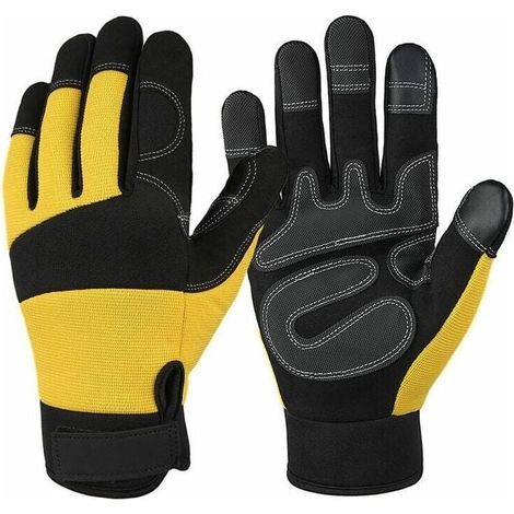 Gants protection tronçonneuse taille XL pour jardinage et outils électriques