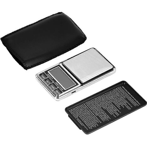 Balance de cuisine USB de poche numérique haute précision 100 g/0,01 g avec écran LCD (1/4)