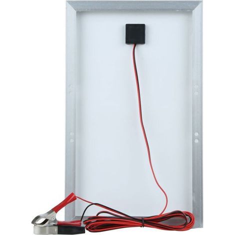 – Panneau solaire 30W 12V/18V – Monocristallin IP65 – Design portable avec clip alligator – Utilisation intérieure/extérieure (1/4)
