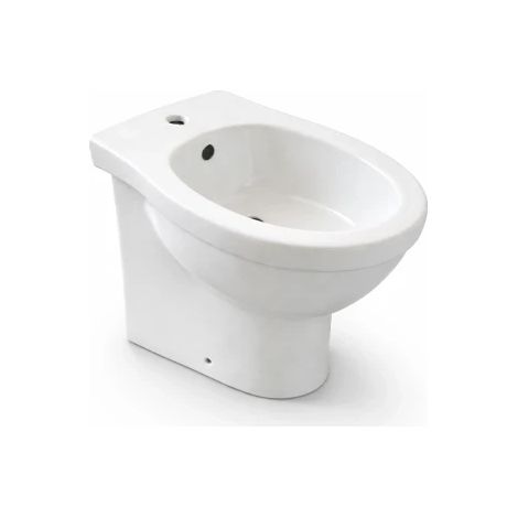 Bidet a terra filo parete serie Aria ceramica bianca lucida WIN