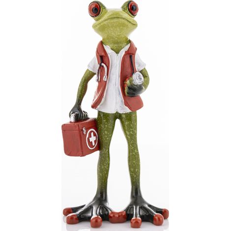 Frosch-Sanitäter-Figur 16x8x5,5 (1/5)