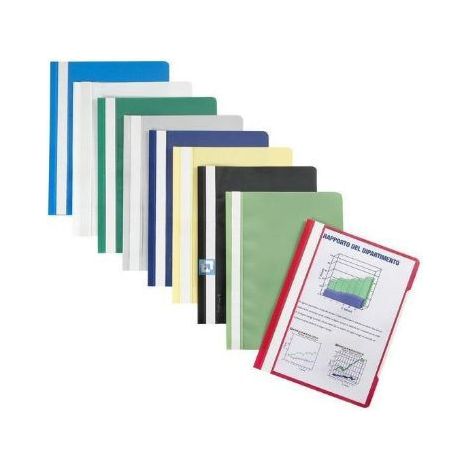 Favorit 100500005 cartellina con fermafoglio Polipropilene (PP) Rosso