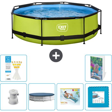 Exit Pool Rund - 300x76 cm - 7-teilig S303