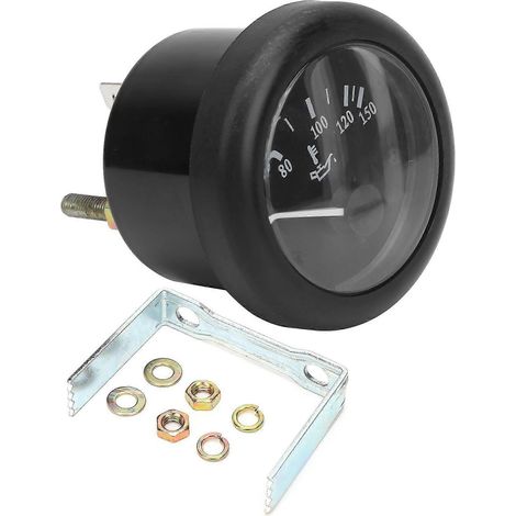 52-mm-Öltemperaturanzeiger mit Zeiger, elektromagnetisch, zur Messung der Dieselöltemperatur, 24 V DC