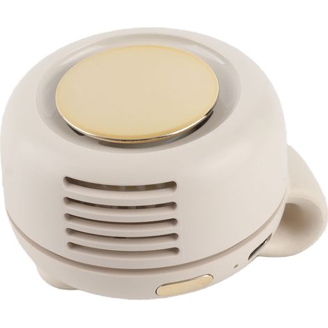 Ventilador de Clip Portátil Sin Aspas, Silencioso 25dB con Batería 900mAh, Giratorio 360° y Ligero – Ideal para Deportes, Oficina y Viajes (1/5)