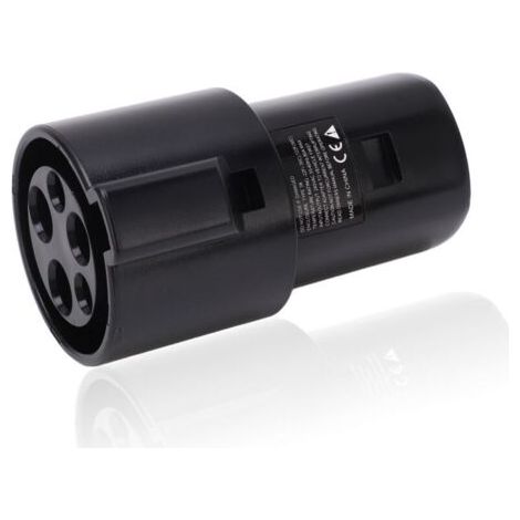 RHG Adaptateur de charge mobile 80A 240V AC J1772, adaptateur de charge pour voiture électrique, compatible avec Tesla Model 3 S X Y (1/4)