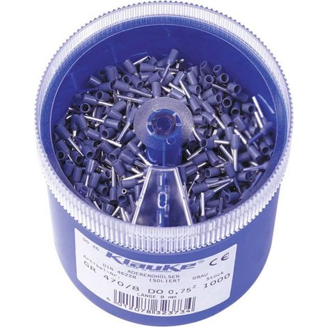 Klauke GR4708DO conjunto de terminales para conductores azul 0,75 mm²