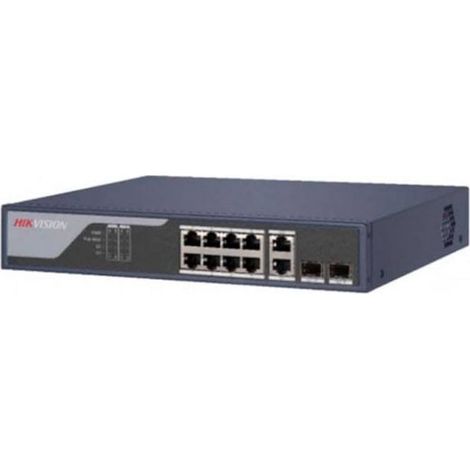 Hikvision - Switch PoE intelligente Fast Ethernet a 8 porte - DS-3E1310P-SI/V2