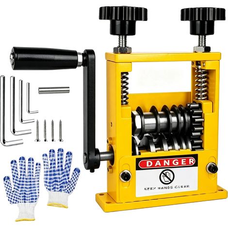 Drahtabisoliermaschine, Dualbetrieb, Kompaktes Design, GELB (1/2)