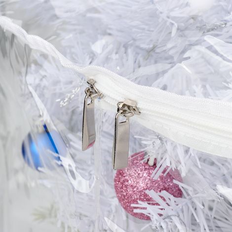 2-teilige Aufbewahrungstasche für Partydekorationen, 60 x 20 cm, wasserdichtes, transparentes PVC mit Griff und Sichtfenster für den Innenbereich und die Garage (1/5)